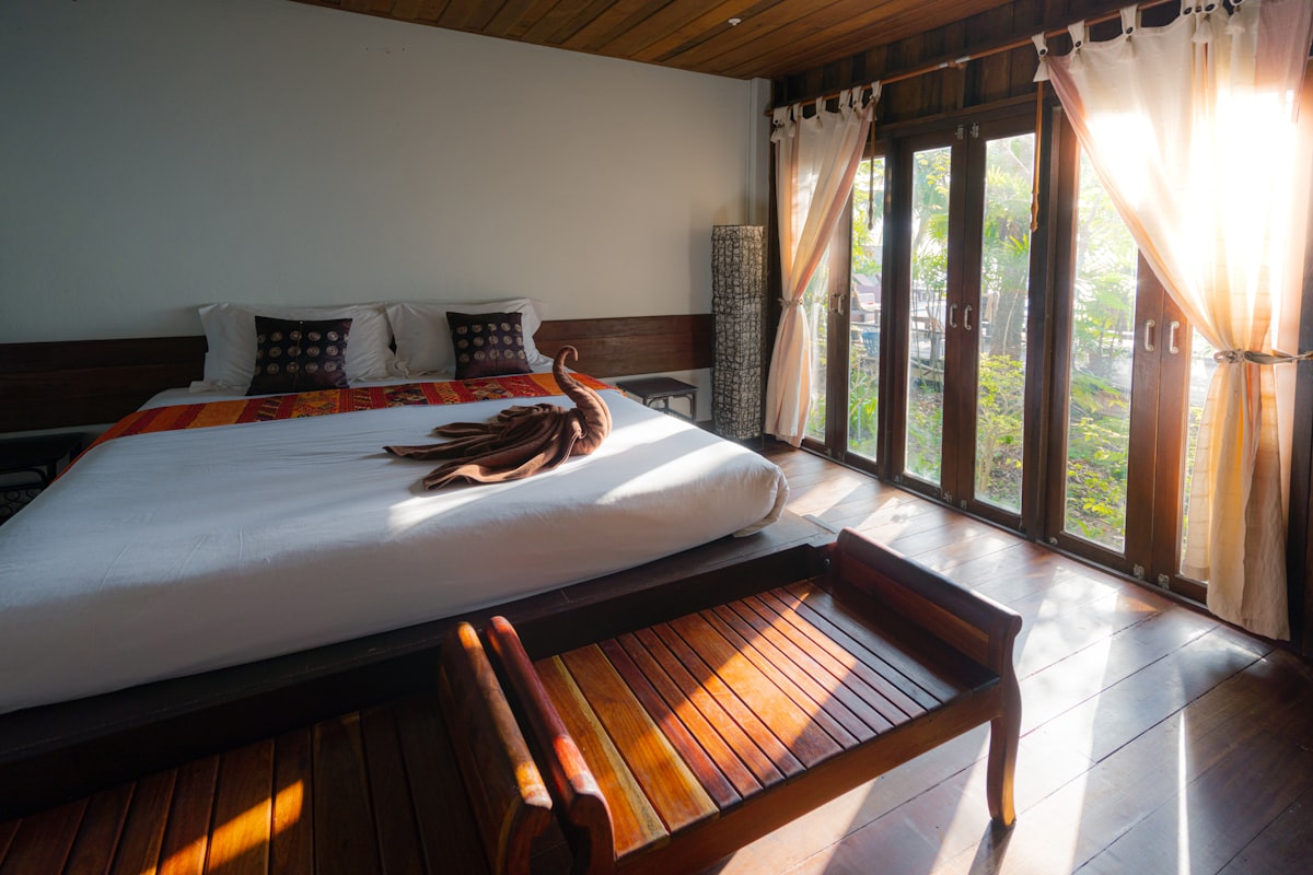 Planter's room with estate view at a Coorg coffee homestay